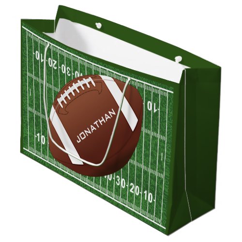 Football Design Gift Bag