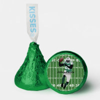 Football Design Hershey's Candy Favors