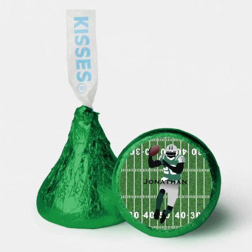 Football Design Hersheys Candy Favors