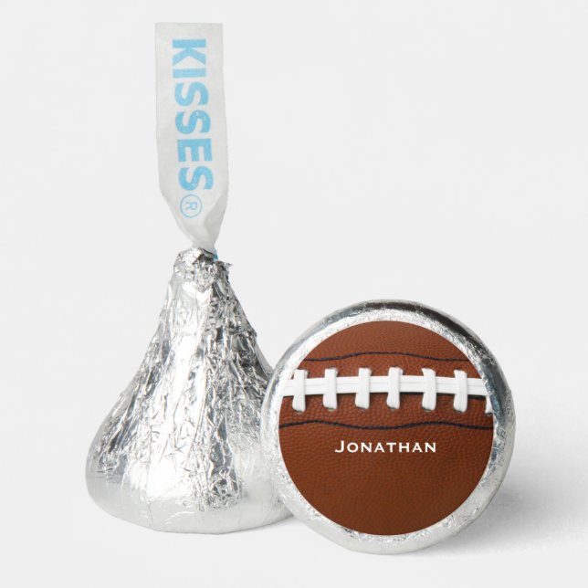 Football Design Hershey's Candy Favors (Front)