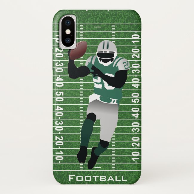 Football Design iPhone X Case