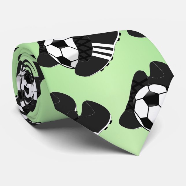 Football Design Neck Tie (Rolled)