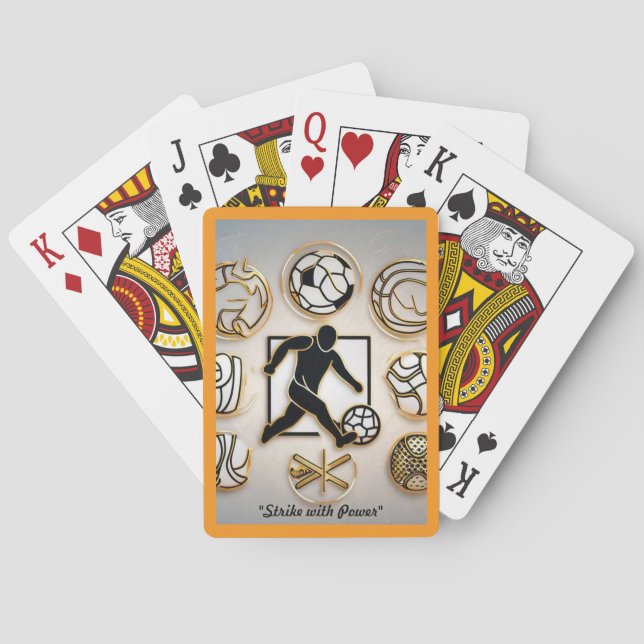 "Football Design Studio" Poker Cards (Back)