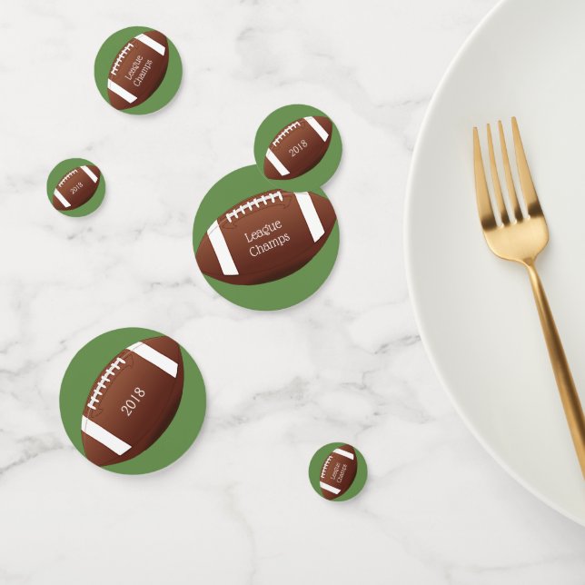 Football Design Table Confetti (Group)