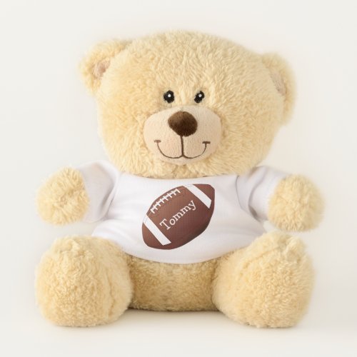 Football Design Teddy Bear