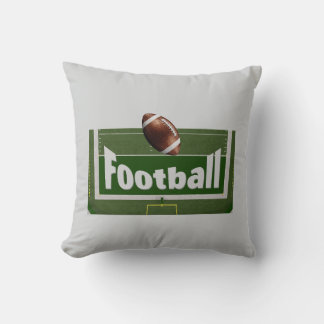 Football Design Throw Pillow