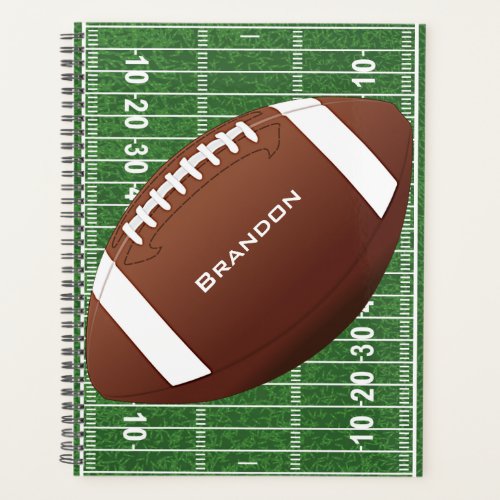 Football Design WeeklyMonthly Planner