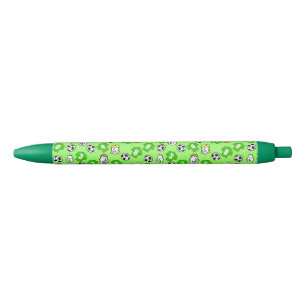 Football Design with Green Shirts Pen
