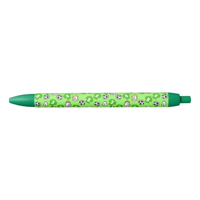 Football Design with Green Shirts Pen (Front)
