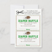 Football Diaper Raffle Tickets (Front)