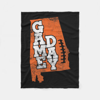 Football Distressed Game Day  Fleece Blanket