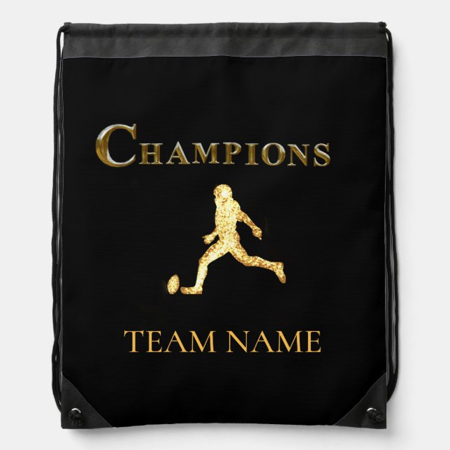 FOOTBALL DRAWSTRING BAG (Front)
