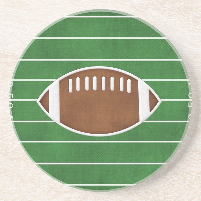 Football Drink Coaster (Front)