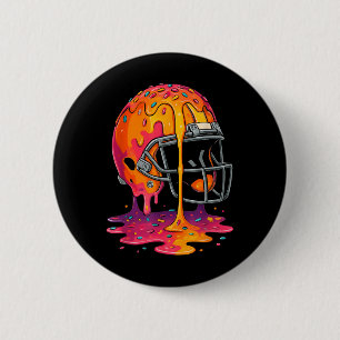 Football Drip Boys Tie Dye Football Ice Cream With Button