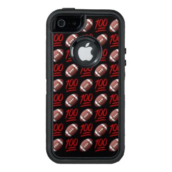 Football Emoji Iphone Se/5/5s Otterbox Case by BryBry07 at Zazzle