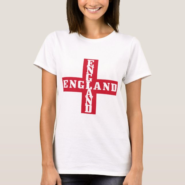 Football England St. George Cross T-Shirt (Front)