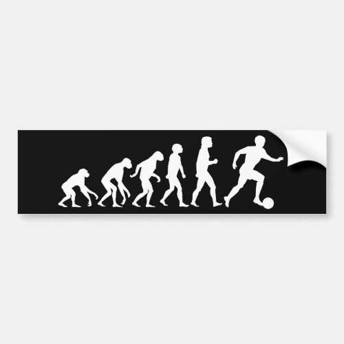 Football Evolution Bumper Sticker