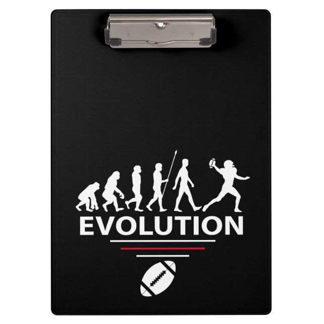 Football evolution clipboard (Front)