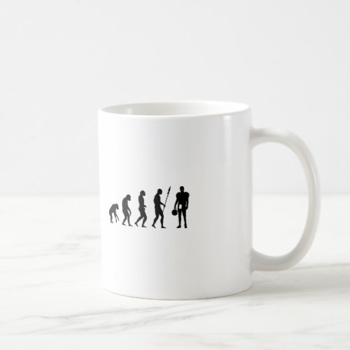 football evolution coffee mug