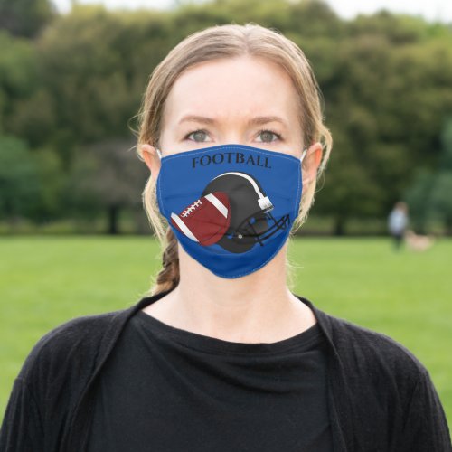 FOOTBALL face mask for protection against viruses