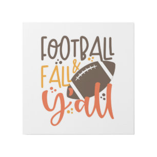 Football Fall & Y'all Gallery Wrap