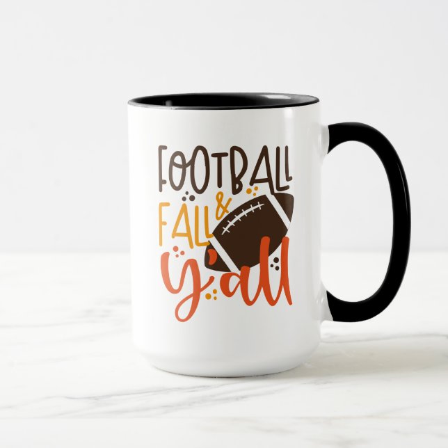 Football Fall & Y'all Mug (Right)