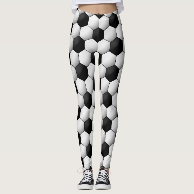 Football Fan Design Leggings (Front)