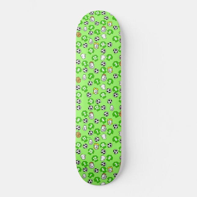 Football Fan Football Club Design Skateboard (Front)