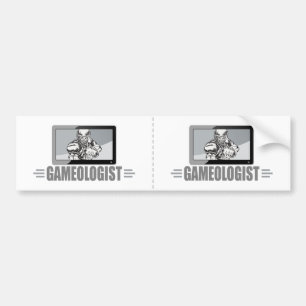 Football Fan Joke - Gameologist! Bumper Sticker