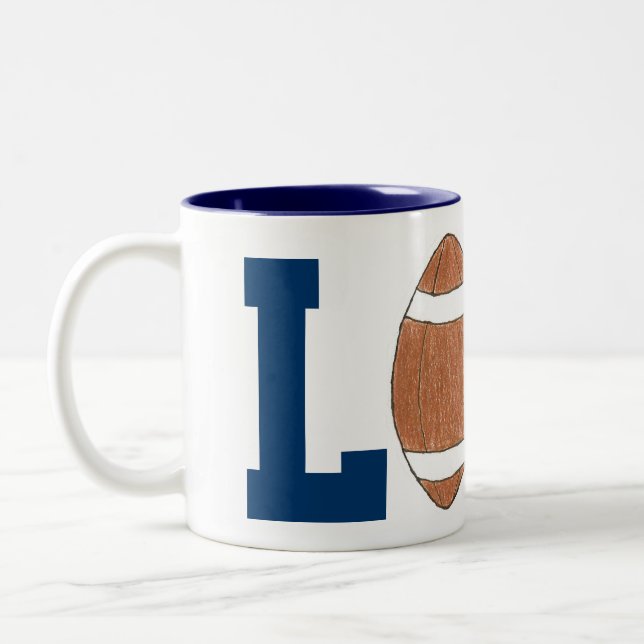 Football fan love mug (Left)