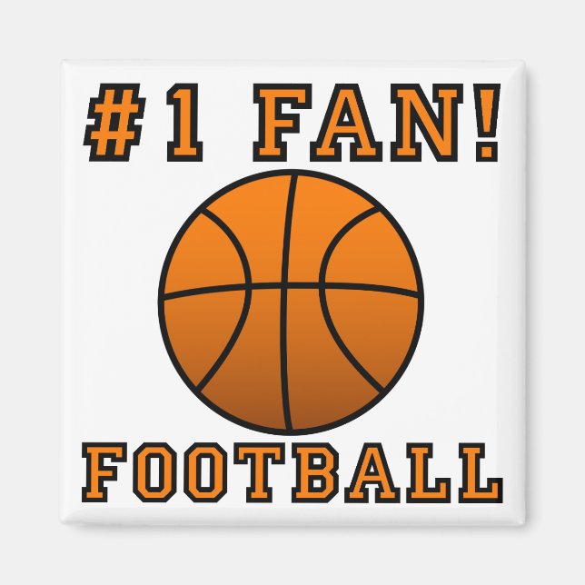 Football Fan Not Funny Fridge Magnet (Front)