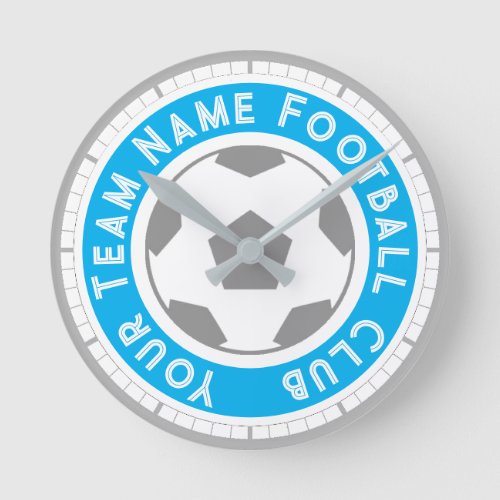 Football Fan or Football Supporter Round Clock