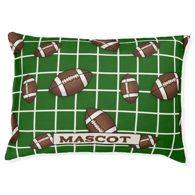 Football Fan Pet Bed customize  (Front)