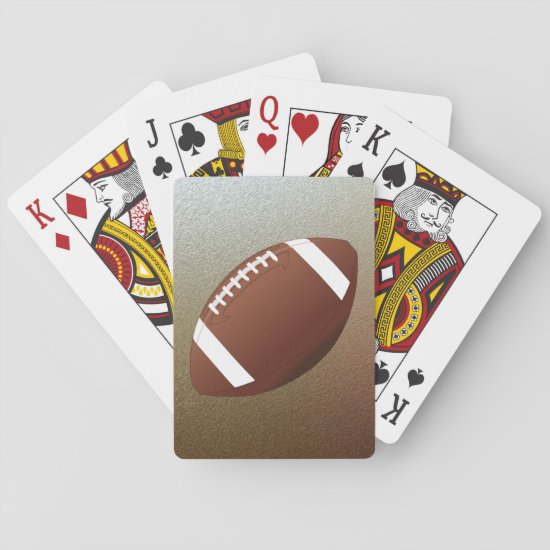 Football Fan Playing Cards