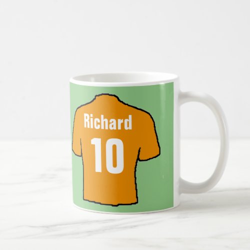 Football Fan Shirt to Personalise Coffee Mug