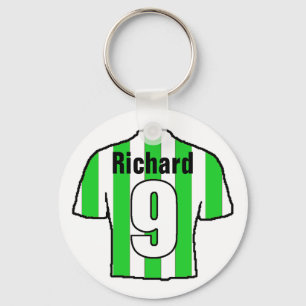 Football Fan Shirt to Personalize. Keychain