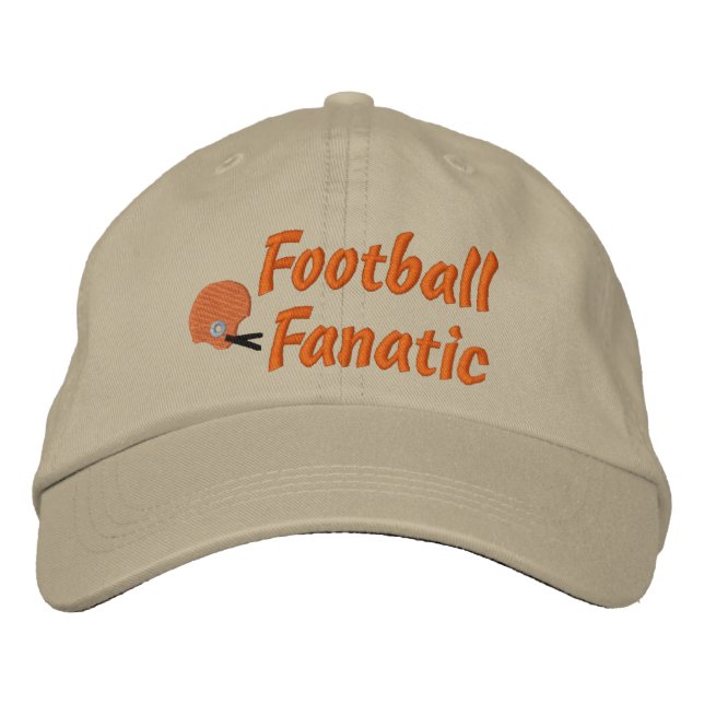 Football Fanatic Embroidered Hat (Front)