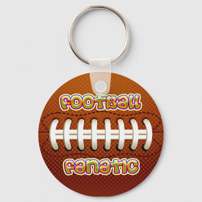 FOOTBALL FANATIC KEYCHAIN (Front)