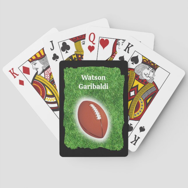 Football Fan's Deck of  Poker Cards (Back)