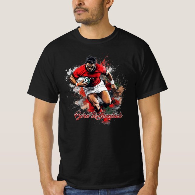 Football Fans Graphic and Text T-Shirt (Front)