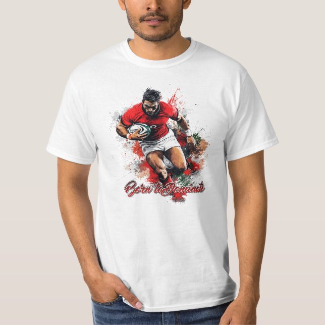 Football Fans Graphic and Text T-Shirt (Front)