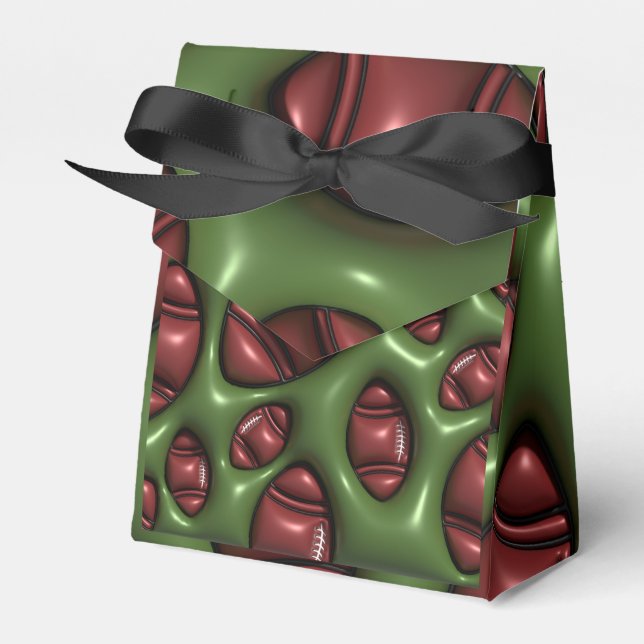 Football  favor boxes (Front Side)