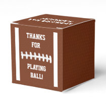 Football Favor Boxes for Birthday Party