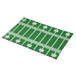 Football Field 50 Yard Line Placemat at Zazzle