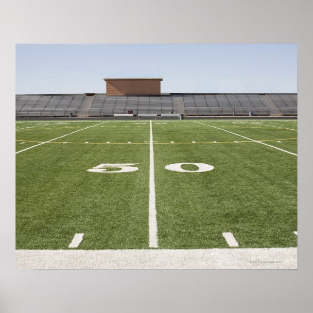 Football field and stadium poster (Front)