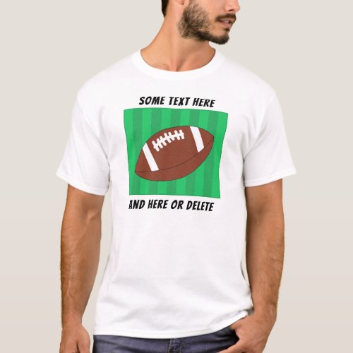 Football Field Custom T_Shirt