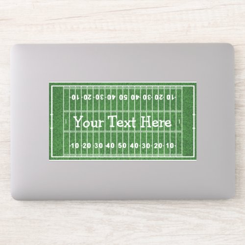 Football Field Design Contour Sticker