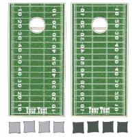 New York Football Team Striped Cornhole Set With Bags Custom 