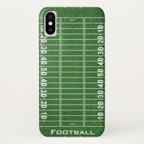 Football Field Design iPhone X Case