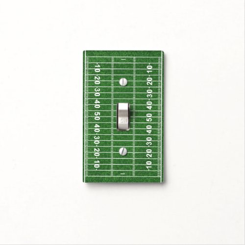 Football Field Design Light Switch Cover
